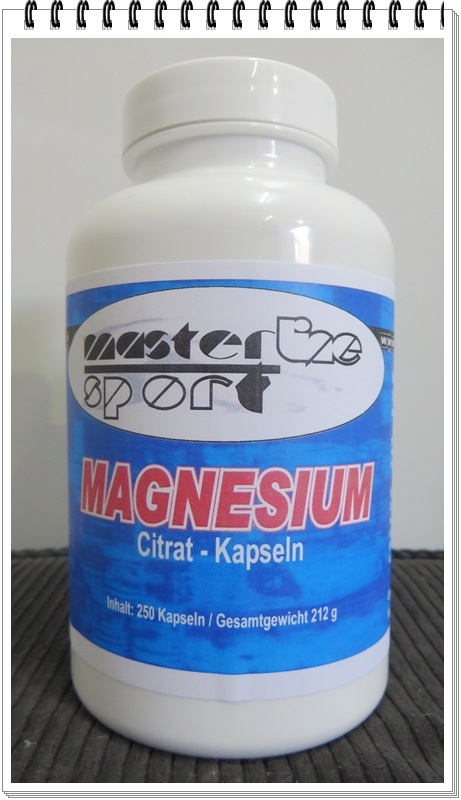 Masterline Sport Magnesiumcitrat 630mg 250 Kapseln