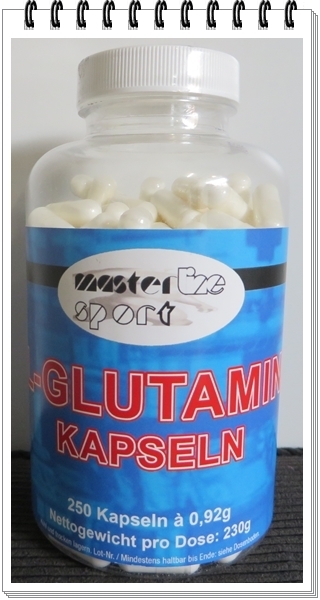 Masterline Sport L-Glutamin 100%_250 Kapseln