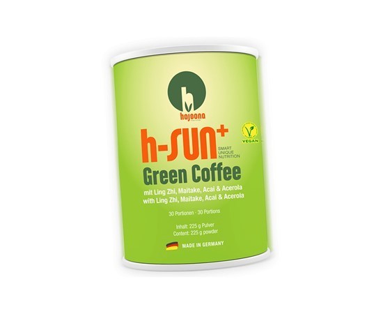 h-SUN+ Grüner Kaffee-Dose-225g 30 Portionen